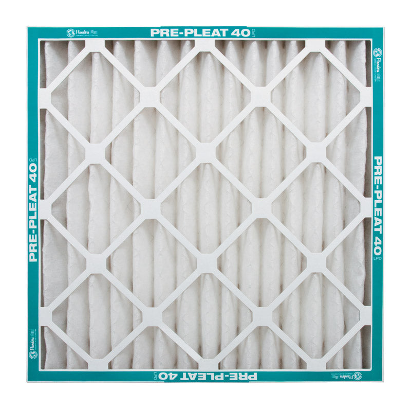 Flanders Pre-Pleat 20 in. W X 20 in. H X 1 in. D Synthetic 8 MERV Pleated Air Filter 1 pk, Pack of 12