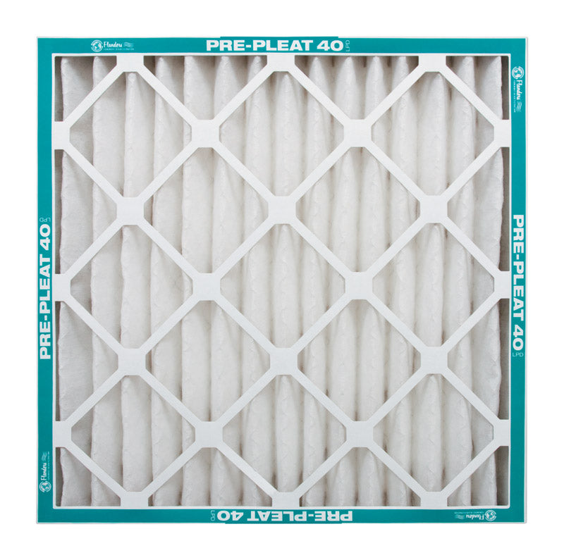 Flanders Pre-Pleat 24 in. W X 12 in. H X 1 in. D Synthetic 8 MERV Pleated Air Filter 1 pk, Pack of 12