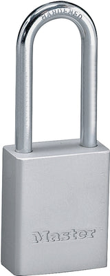 Master Lock 570DLHPF Padlock, Keyed Alike Key, 9/32 in Dia Shackle, 2 in H Shackle, Steel Shackle, Aluminum Body