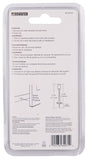 ProSource H20-Z029C-VB-PS Heavy-Duty Rigid Door Stop, 15/16 in Dia Base, 3-1/8 in Projection, Die-Cast Zinc & Plastic