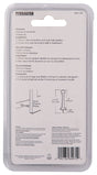 ProSource CL-208C-AB-PS Heavy-Duty Rigid Door Stop, 1 in Dia Base, 3 in Projection, Die-Cast Zinc & Plastic