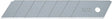 OLFA 9061 Knife Blade, 25 mm, Carbon Steel, 7-Point