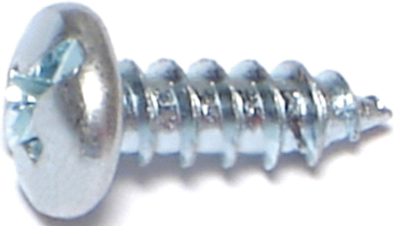 Midwest Fastener 03175 Screw, #8 Thread, Coarse Thread, Pan Head, Diamond Point, 100/PK, 1/2 in L Under Head
