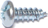 Midwest Fastener 03175 Screw, #8 Thread, Coarse Thread, Pan Head, Diamond Point, 100/PK, 1/2 in L Under Head