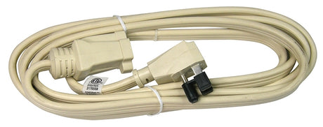 PowerZone OR681509 Single-Ended Extension Cord, SPT-3, Vinyl, Beige, For: Air conditioner and Appliances