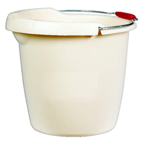 Rubbermaid Roughneck 15 qt Bucket Bisque, Pack of 6