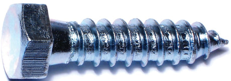 Midwest Fastener 01330 Lag Screw, 1/2 in Thread, 2 in OAL, Zinc