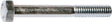 Midwest Fastener 00063 Bolt, 3/8-16 in Thread, 3-1/2 in OAL, 2 Grade, Zinc, Zinc, Coarse Thread