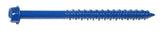 Midwest Fastener 10534 Masonry Screw, 1/4 in Dia, 3-1/4 in L, Steel, Hex, Slotted Head, 1/PK