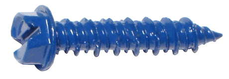 Midwest Fastener 10530 Masonry Screw, 1/4 in Dia, 1-1/4 in L, Steel, 3/16 in Drill, 1/PK