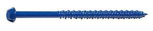 Midwest Fastener 10529 Masonry Screw, 3/16 in Dia, 3-1/4 in L, Steel, Zinc