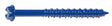 Midwest Fastener 10527 Masonry Screw, 3/16 in Dia, 2-1/4 in L, Steel, Zinc