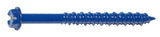 Midwest Fastener 10527 Masonry Screw, 3/16 in Dia, 2-1/4 in L, Steel, Zinc