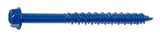Midwest Fastener 09269 Masonry Screw, 1/4 in Dia, 2-3/4 in L, Steel, 3/16 in Drill, 100/PK