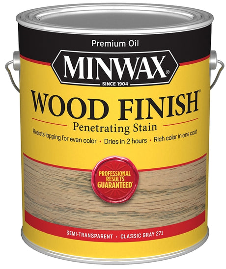 Minwax 710480000 Wood Stain, Classic Gray, Liquid, 1 gal, Pack of 2