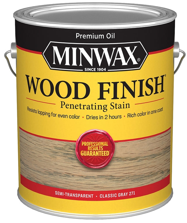 Minwax 710480000 Wood Stain, Classic Gray, Liquid, 1 gal, Pack of 2