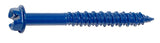 Midwest Fastener 09268 Masonry Screw, 1/4 in Dia, 2-1/4 in L, Steel, 3/16 in Drill, 100/PK