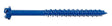Midwest Fastener 09263 Masonry Screw, 3/16 in Dia, 2-3/4 in L, Steel, 100/PK