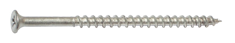 Midwest Fastener 08163 Deck Screw, 10-8 Thread, 3-1/2 in L, Coarse Thread, Bugle Head, Phillips Drive, Steel, Dacrotized