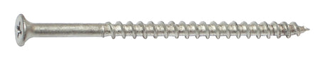 Midwest Fastener 08163 Deck Screw, 10-8 Thread, 3-1/2 in L, Coarse Thread, Bugle Head, Phillips Drive, Steel, Dacrotized