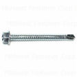 Midwest Fastener 10485 Screw, #14 Thread, 2-1/2 in L, Hex Drive, Self-Drilling Point, Steel, Zinc, 1 PK