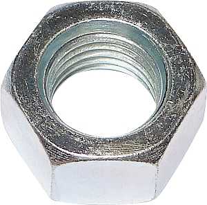 Midwest Fastener 03679 Hex Nut, Coarse Thread, 1-8 Thread, Zinc, Zinc, 2 Grade