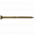 SaberDrive 50759 Deck Screw, #9 Thread, 3 in L, Serrated Thread, Bugle Head, Star Drive, Type 17 Point, Steel, 1811 PK