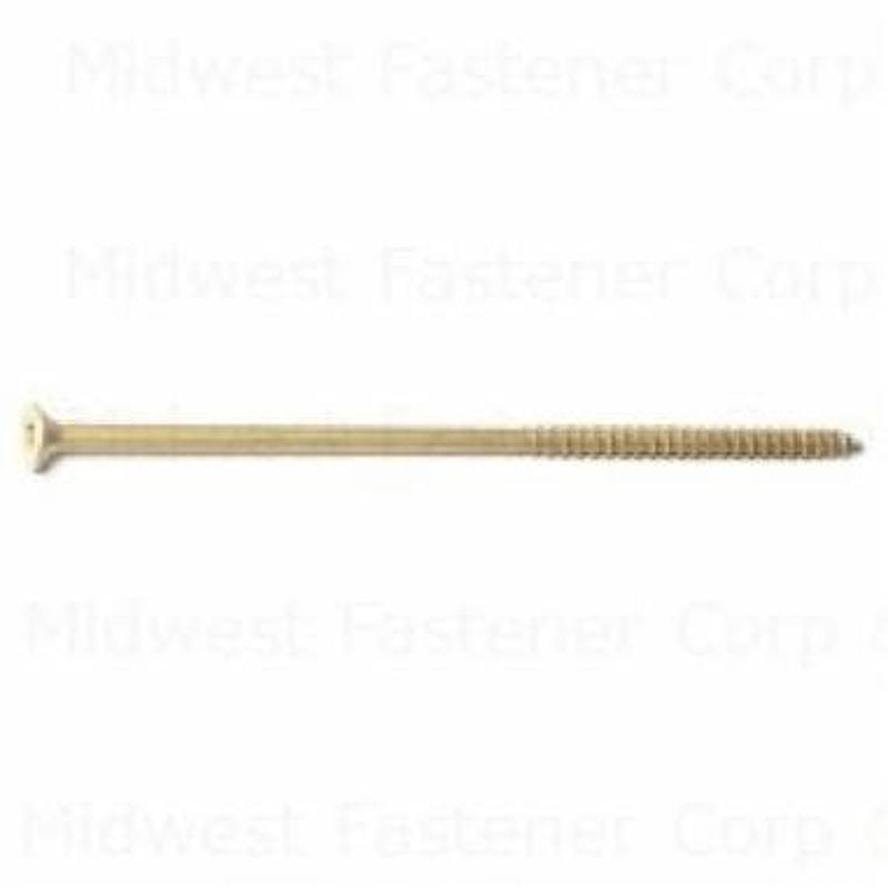 SaberDrive 51179 Deck Screw, #12 Thread, 6 in L, 25 PK