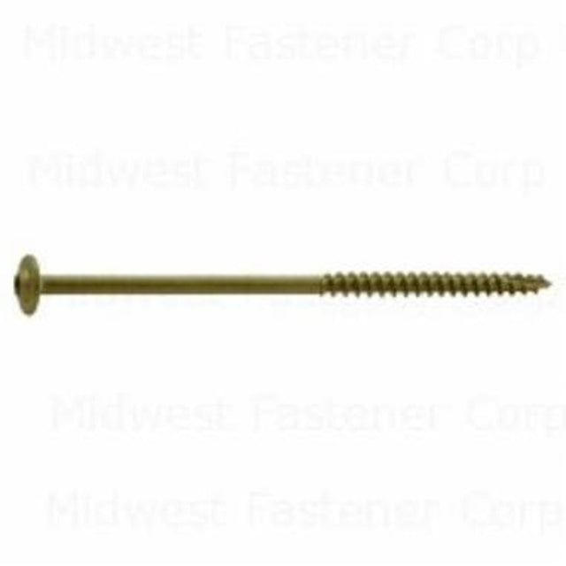 SaberDrive 52536 Lag Screw, 5/16 in Thread, 5 in L, Star Drive