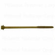 SaberDrive TimberTite Series 52554 Screw, 1/4 in Thread, 10 mm L, Hex Drive