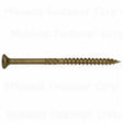 SaberDrive 53298 Deck Screw, #9 Thread, 3 in L, Bugle Head, Star Drive, Steel, XL1500-Coated, 730 PK