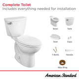 American Standard Cadet 3 FloWise ADA Compliant 1.28 gal White Elongated Complete Toilet