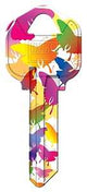 KW1-19 KEYBLANK BUTTERFLIES, Pack of 10