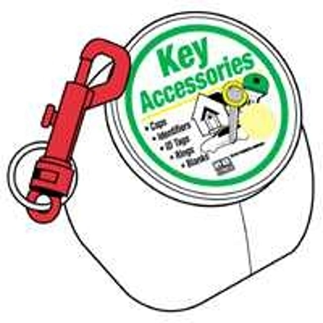 Hy-Ko KT171 Key Snap, 2.5 in L x 1 in W x 0.67 in H Dimensions