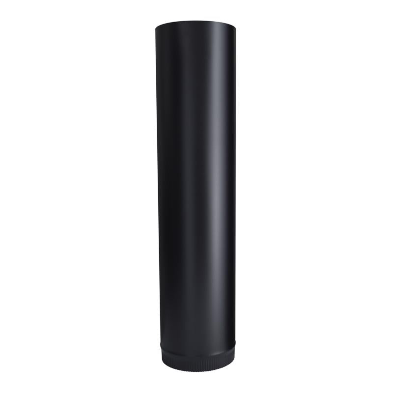 Imperial BM0122 Stove Pipe, 8 in Dia, 36 in L, Steel, Black, Pack of 10