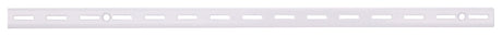 ProSource 25212PHL Shelf Standard, 2 mm Thick Material, 5/8 in W, 36 in H, Steel, White