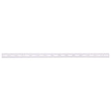 ProSource 25212PHL Shelf Standard, 2 mm Thick Material, 5/8 in W, 36 in H, Steel, White