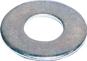 Midwest Fastener 04694 Washer, Flat, 1/2 in ID, Zinc, Zinc, USS Grade, 585/PK