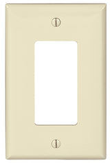 Eaton Wiring Devices PJ26LA Wallplate, 4.87 in L, 3.12 in W, 1 -Gang, Polycarbonate, Light Almond, High-Gloss, Pack of 20