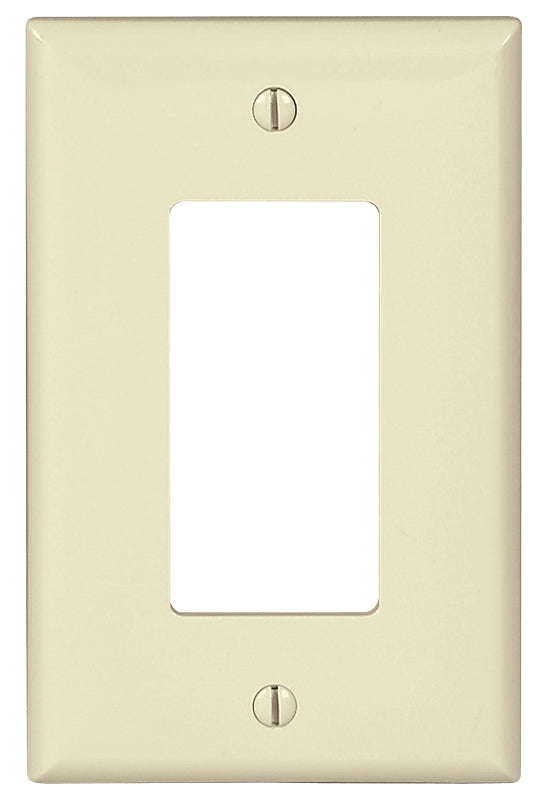 Eaton Wiring Devices PJ26LA Wallplate, 4.87 in L, 3.12 in W, 1 -Gang, Polycarbonate, Light Almond, High-Gloss, Pack of 20