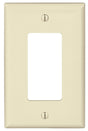 Eaton Wiring Devices PJ26LA Wallplate, 4.87 in L, 3.12 in W, 1 -Gang, Polycarbonate, Light Almond, High-Gloss, Pack of 20