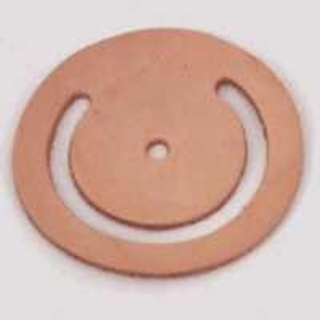 Simmons 8385L Pump Valve, 4 in Dia Dimensions, Leather
