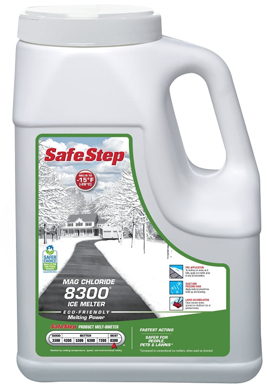 Safe Step 53808 Ice Melter, Solid, Gray/White, 8 lb Jug, Pack of 4