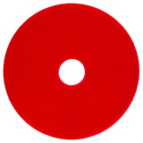 North American Paper 422114 Light Buffing Pad, Red, Pack of 5