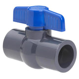 Homewerks 1-1/2 in. PVC Slip Ball Valve Full Port T-Handle