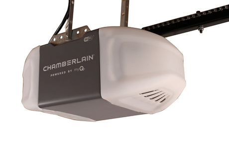 Chamberlain C2405C Garage Door Opener, Chain Drive, OS: myQ and Security+ 2.0, Gray