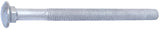 Midwest Fastener 53643 Carriage Bolt, 5/8-11 Thread, 8 in OAL, Galvanized, 15/PK