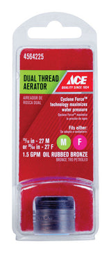 Ace Dual Thread 15/16 in.- 27M x 55/64 in.-27F Oil-Rubbed Bronze Aerator Adapter