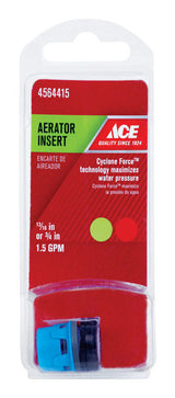 Ace 13/16 in. or 3/4 in. Blue Recessed Aerator Insert