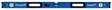 Empire True Blue Series EM95.48 Magnetic Box Level, 48 in L, 3-Vial, 1-Hang Hole, Magnetic, Aluminum, Blue